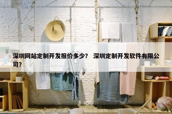 深圳网站定制开发报价多少？ 深圳定制开发软件有限公司？