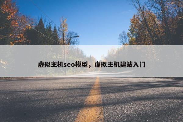 虚拟主机seo模型，虚拟主机建站入门