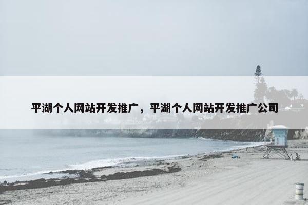 平湖个人网站开发推广，平湖个人网站开发推广公司
