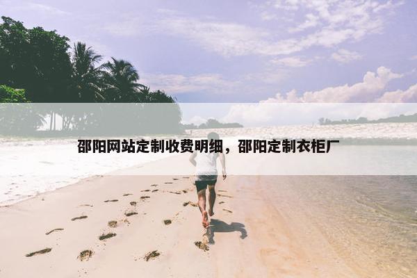 邵阳网站定制收费明细，邵阳定制衣柜厂