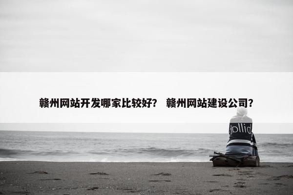 赣州网站开发哪家比较好？ 赣州网站建设公司？