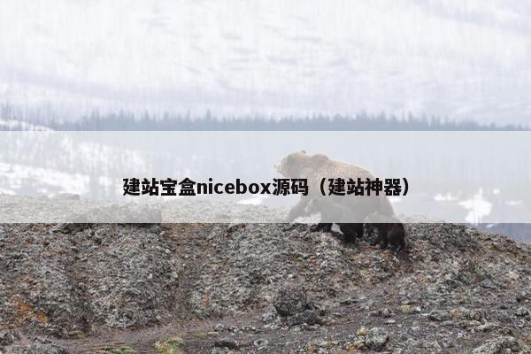 建站宝盒nicebox源码（建站神器）