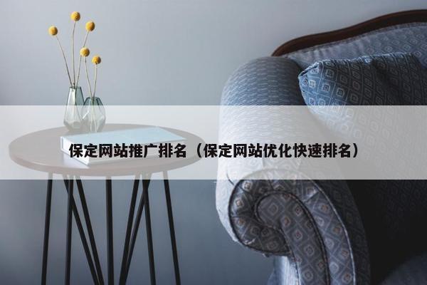 保定网站推广排名（保定网站优化快速排名）