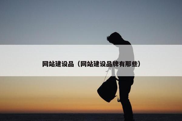 网站建设品（网站建设品牌有那些）