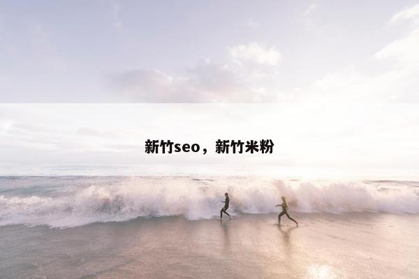 新竹seo，新竹米粉