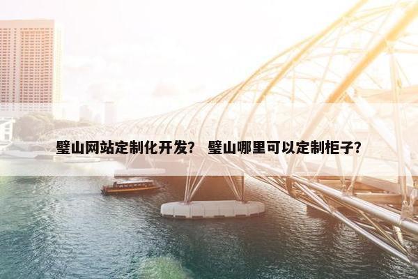璧山网站定制化开发？ 璧山哪里可以定制柜子？