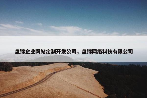 盘锦企业网站定制开发公司，盘锦网络科技有限公司