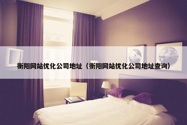 衡阳网站优化公司地址（衡阳网站优化公司地址查询）