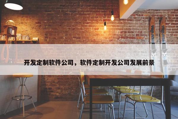 开发定制软件公司，软件定制开发公司发展前景