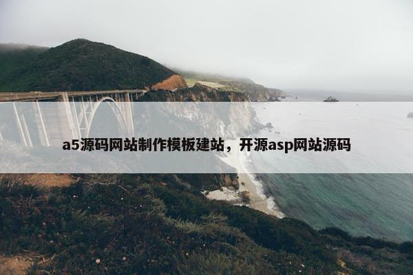 a5源码网站制作模板建站，开源asp网站源码