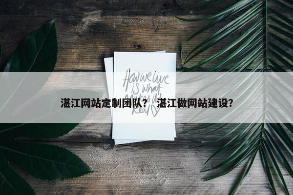湛江网站定制团队？ 湛江做网站建设？