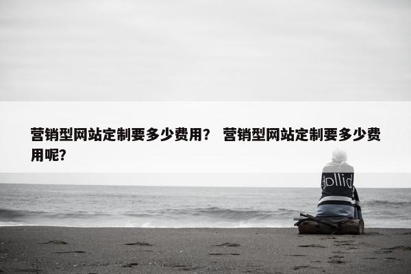 营销型网站定制要多少费用？ 营销型网站定制要多少费用呢？