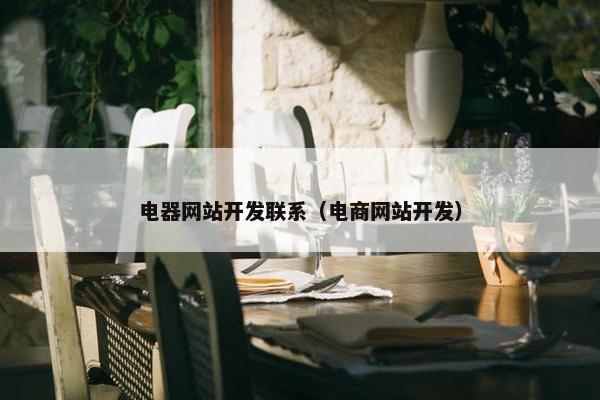 电器网站开发联系（电商网站开发）
