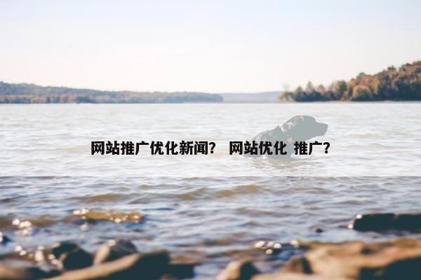 网站推广优化新闻？ 网站优化 推广？
