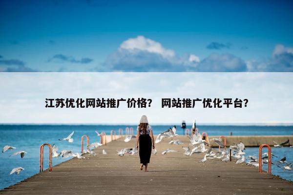 江苏优化网站推广价格？ 网站推广优化平台？