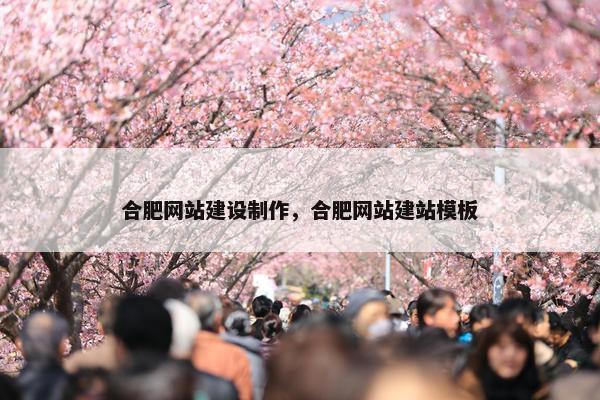 合肥网站建设制作，合肥网站建站模板