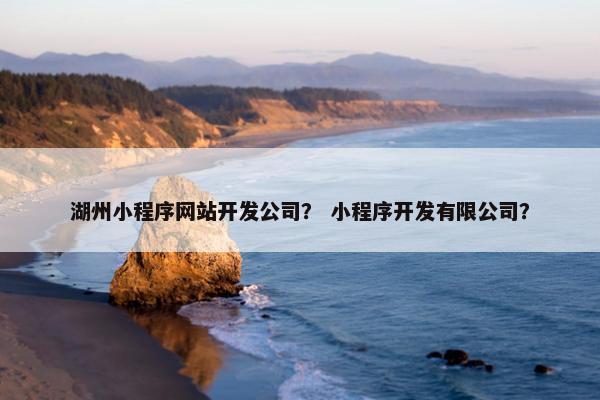 湖州小程序网站开发公司？ 小程序开发有限公司？