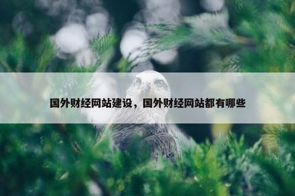 国外财经网站建设，国外财经网站都有哪些