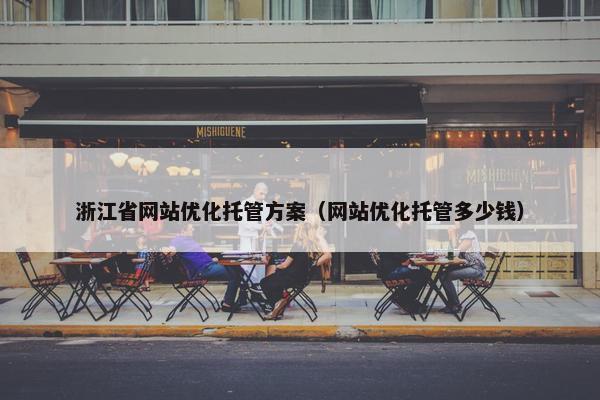 浙江省网站优化托管方案（网站优化托管多少钱）