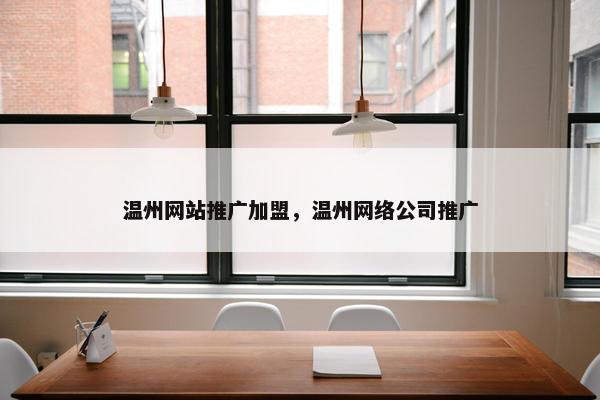 温州网站推广加盟，温州网络公司推广