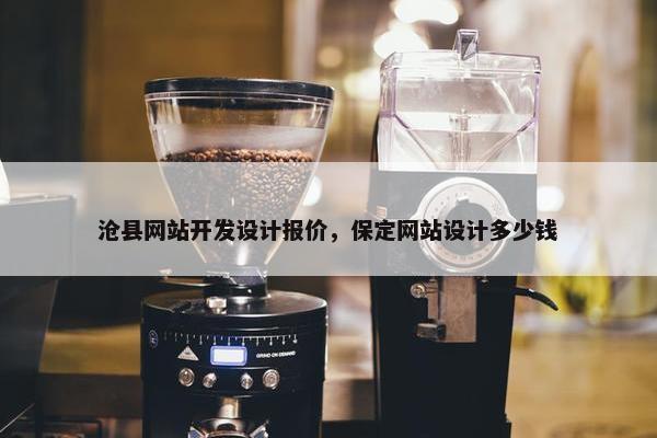 沧县网站开发设计报价，保定网站设计多少钱