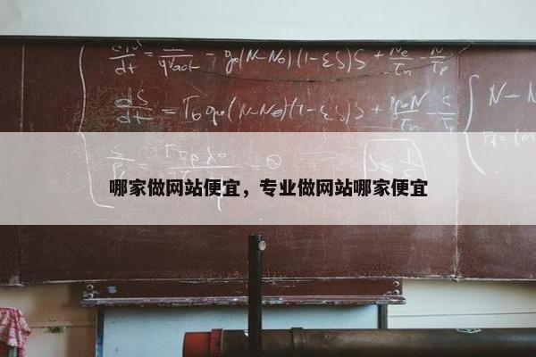 哪家做网站便宜，专业做网站哪家便宜