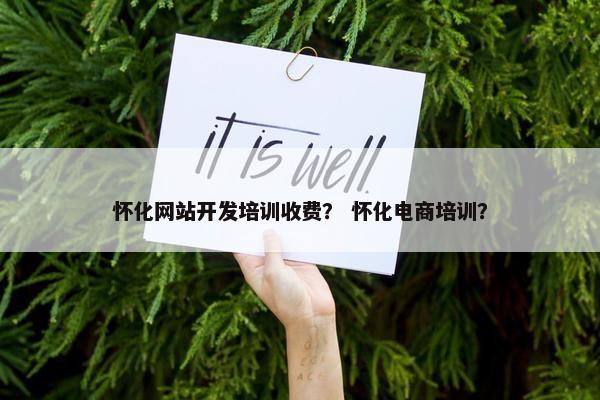 怀化网站开发培训收费？ 怀化电商培训？