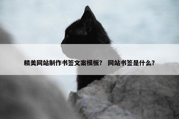 精美网站制作书签文案模板？ 网站书签是什么？