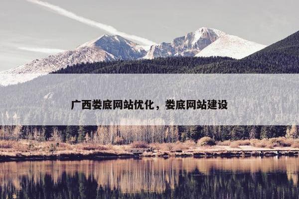 广西娄底网站优化，娄底网站建设