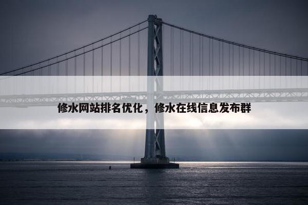 修水网站排名优化，修水在线信息发布群
