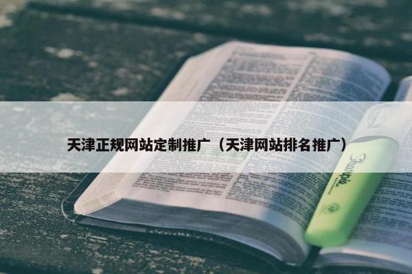 天津正规网站定制推广（天津网站排名推广）