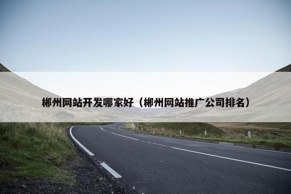 郴州网站开发哪家好（郴州网站推广公司排名）