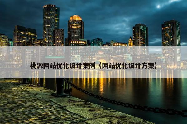 桃源网站优化设计案例（网站优化设计方案）