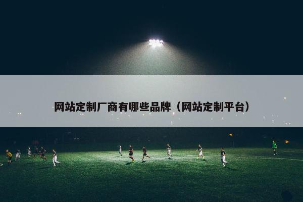 网站定制厂商有哪些品牌（网站定制平台）